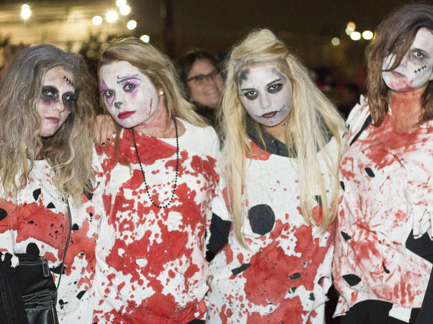 Electronic music fans showed up in costume at the 2015 Freaky Deaky Halloween festival in Toyota Park.