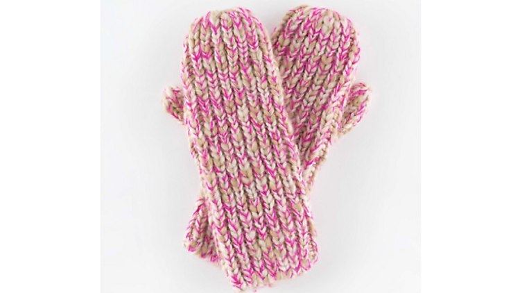 Chunky knit mittens by Boden, £29