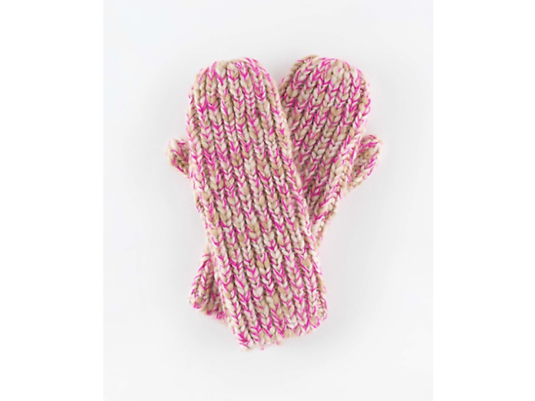 Chunky knit mittens by Boden, £29