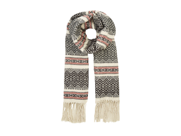 Aztec stripe scarf by Warehouse, £22