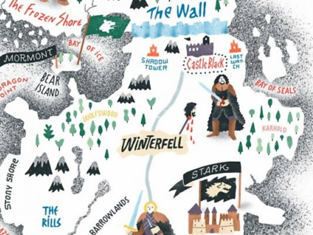 Une affiche 'Game of Thrones' Une affiche 'Game of Thrones'