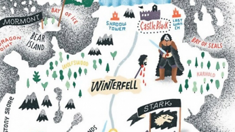 Une affiche 'Game of Thrones'