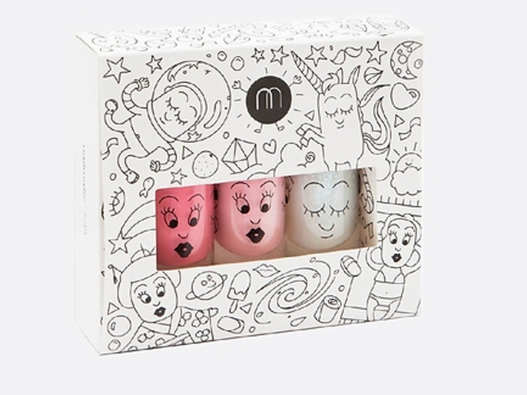 Un coffret de trois vernis Nailmatic