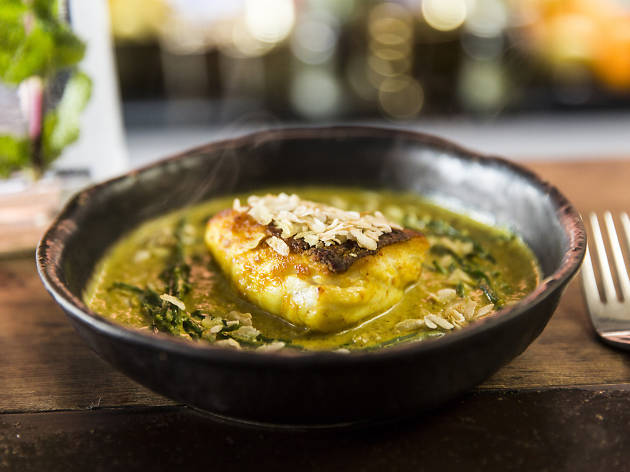 Yellow hake curry at Kricket Yellow hake curry at Kricket