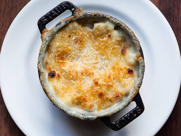 Mac ‘n’ cheese at Hawksmoor Seven Dials Mac ‘n’ cheese at Hawksmoor Seven Dials