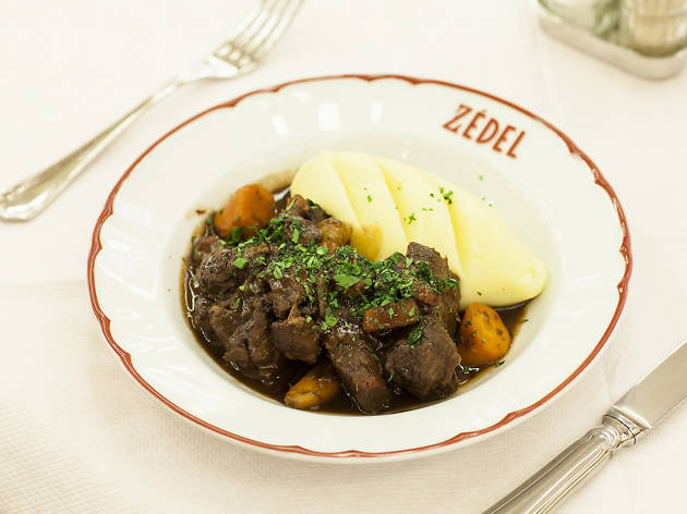 Boeuf Bourgignon at Brasserie Zédel Boeuf Bourgignon at Brasserie Zédel
