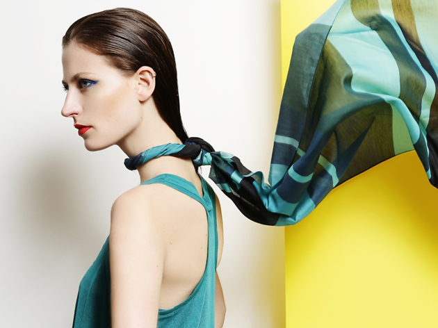 An elegant silk scarf from DOUKA Paris An elegant silk scarf from DOUKA Paris