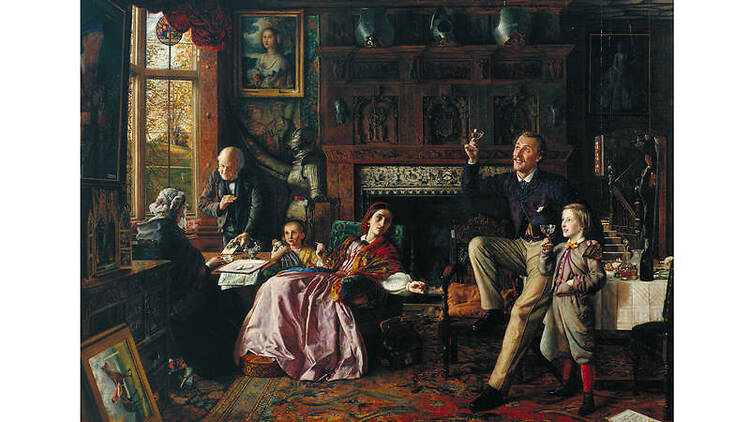 ‘The Last Day in the Old Home’, 1862, by Robert Braithwaite Martineau