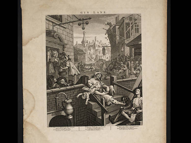 ‘Gin Lane’, 1751, by William Hogarth