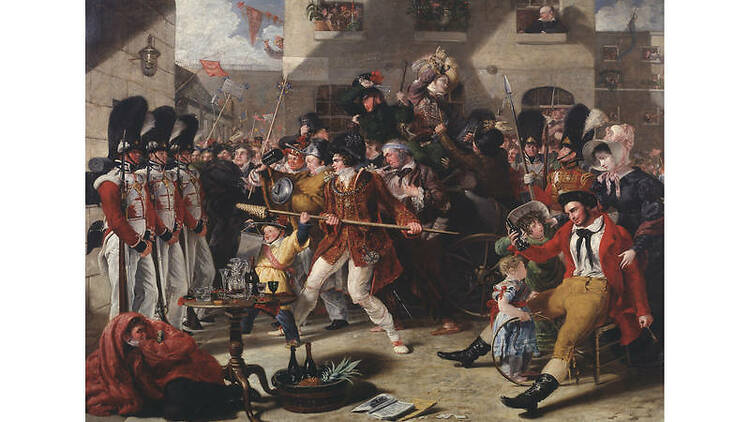 ‘Chairing the Member’, 1828, by Benjamin Robert Haydon