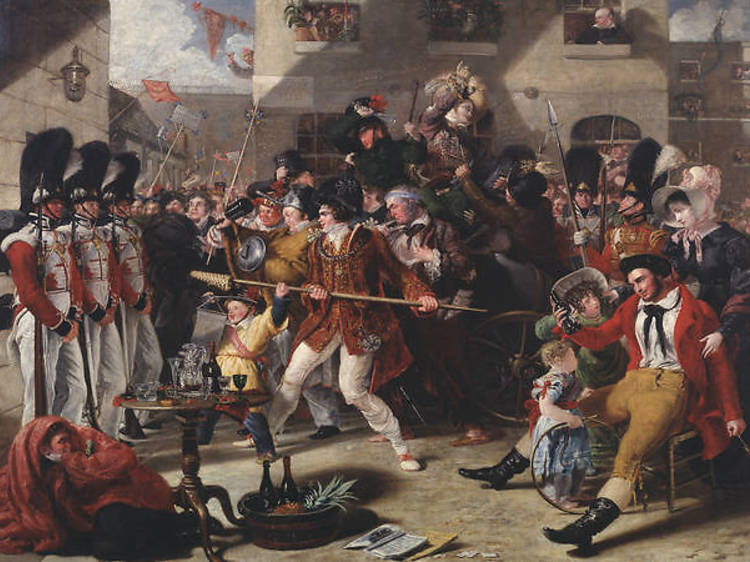 ‘Chairing the Member’, 1828, by Benjamin Robert Haydon