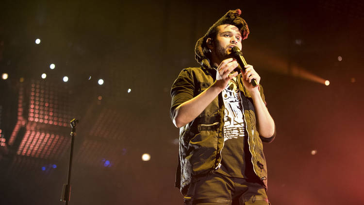 The Weeknd performed at the United Center during his Madness Fall Tour on November 6, 2015.