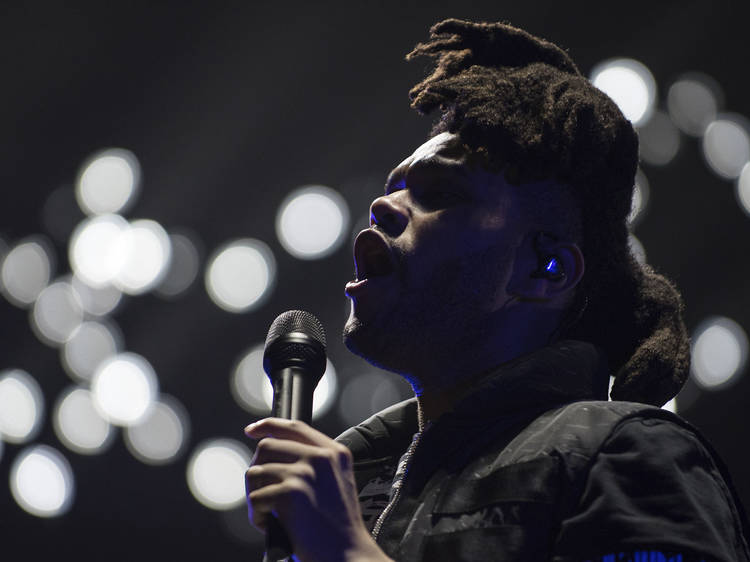 Photos of the Weeknd's performance at the United Center
