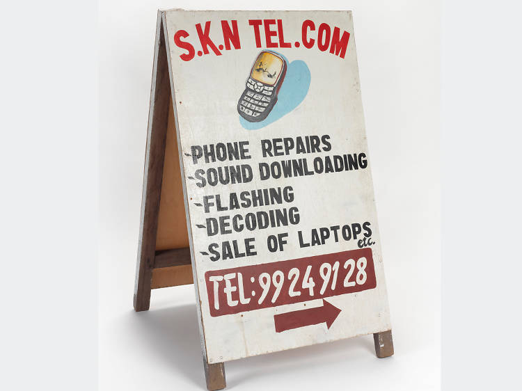 Mobile phone repair sign, 2000s