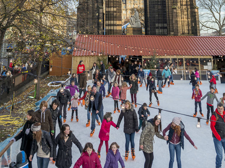 Go ice-skating in the historic New Town