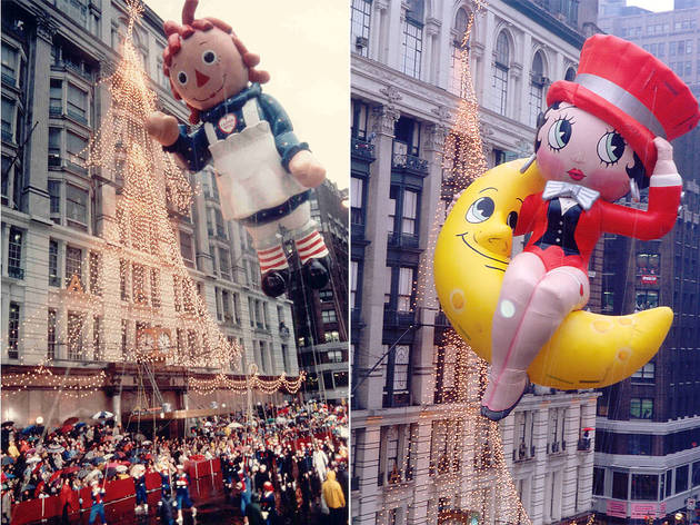 Left: Raggedy Ann, 1984; Right: Betty Boop, 1985