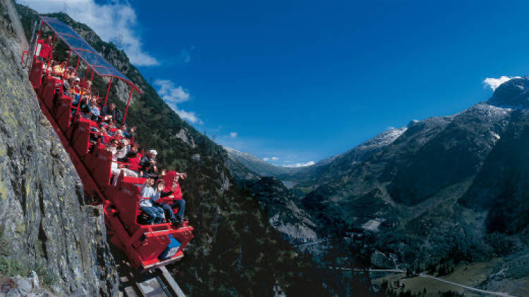 Gelmer Funicular Things to do in Canton of Bern Switzerland