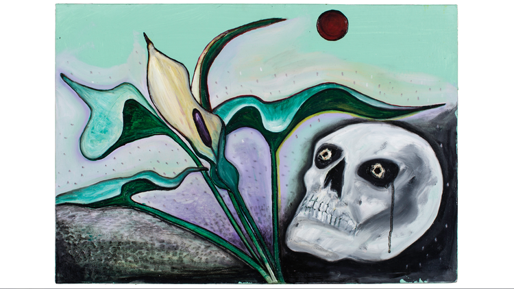 David Harrison: Flowers of Evil, Parson in the Pulpit', 2014. © David Harrison, courtesy Victoria Miro Gallery