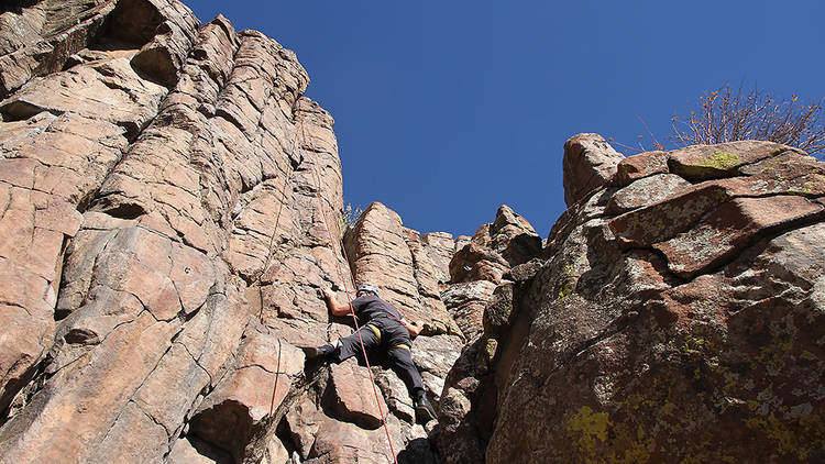 Climb some rocks