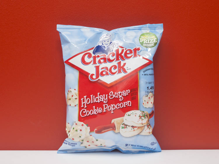 Cracker Jack holiday sugar cookie popcorn 