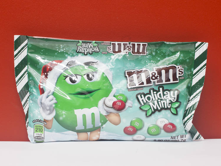 Holiday Mint M&Ms 
