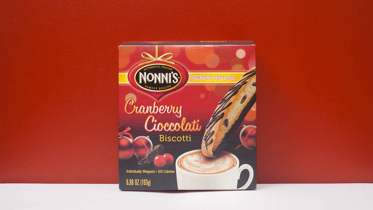 Nonni's cranberry chocolate biscotti