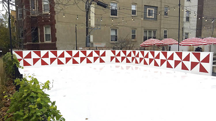 Skating at Parson's Chicken and Fish 