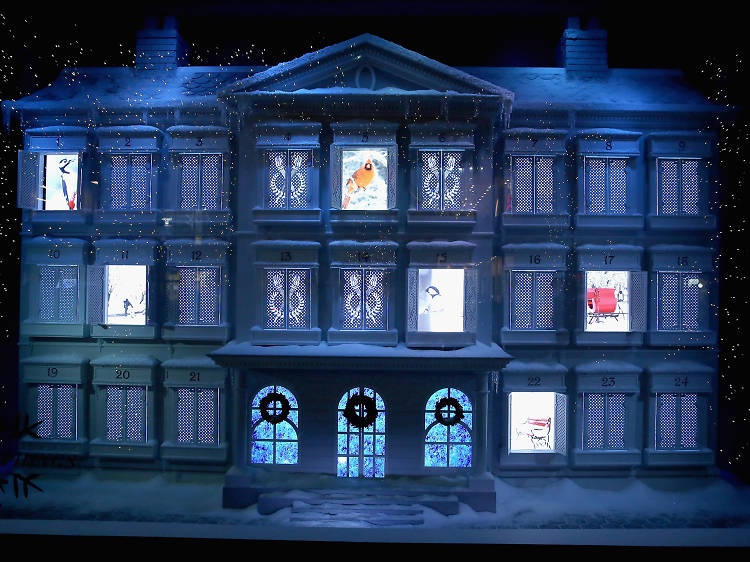 Department store holiday windows