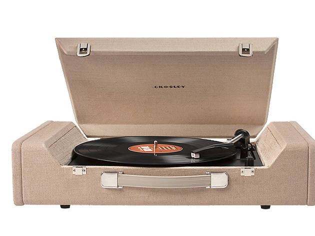 Crosley Nomad turntable, $200, at crosleyradio.com