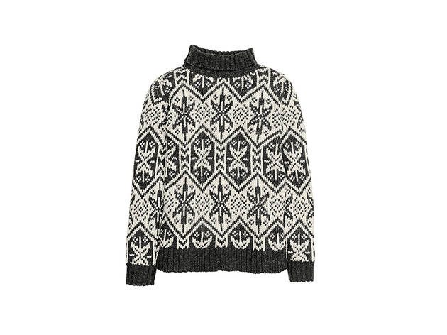 H&M Jacquard knit sweater, $40, at hm.com
