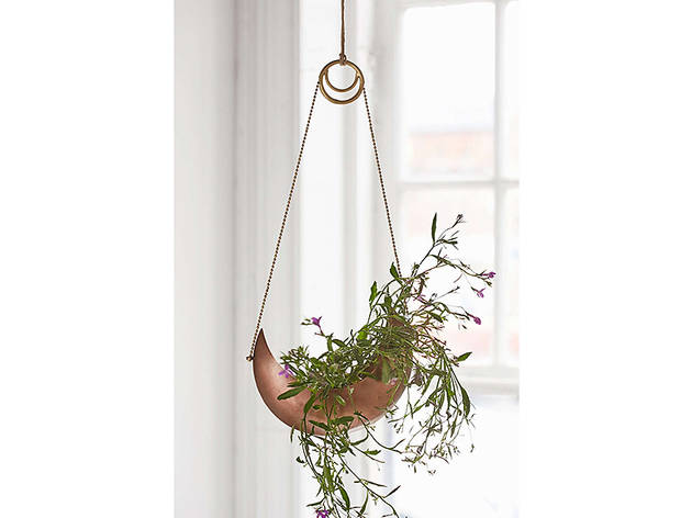 Magical Thinking crescent hanging planter, $24, at urbanoutfitters.com