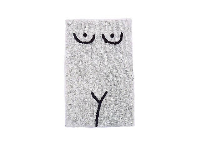 Cold Picnic Private Parts torso bath mat, $60, at coldpicnic.com