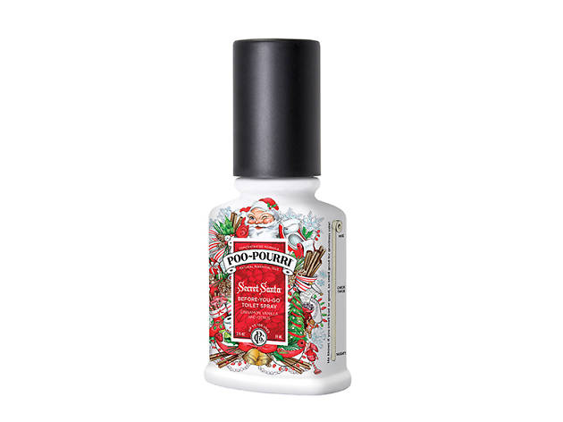 Poo~Pourri Secret Santa Before You Go toilet spray, $10, at poopouri.com