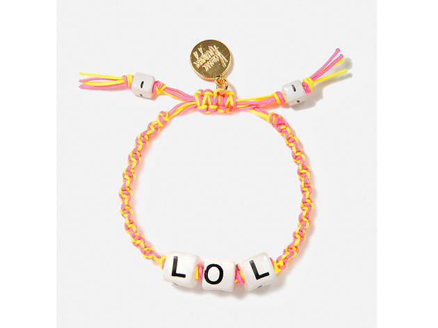 Vanessa Arizaga LOL bracelet, $50, at openingceremony.com