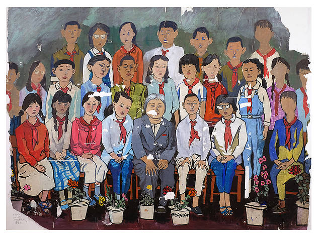 Wang Jinsong, Graduation Photo Acrylic,1988 Wang Jinsong, Graduation Photo Acrylic,1988