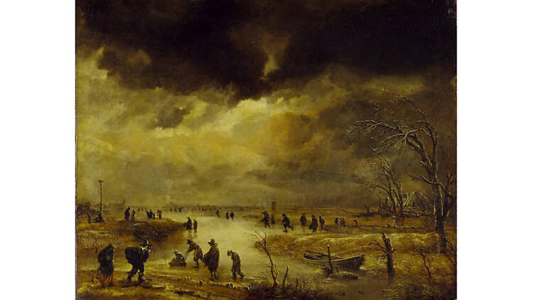 Aert van der Neer, ‘A Winter Scene’, mid-1650s