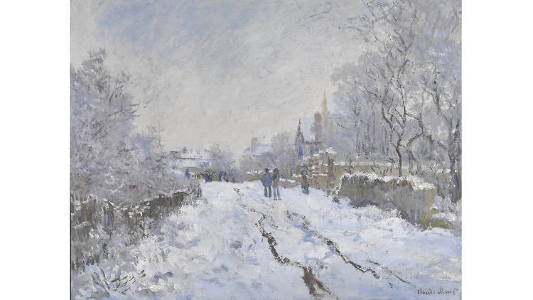 Claude Monet, ‘Snow Scene at Argenteuil’, 1875