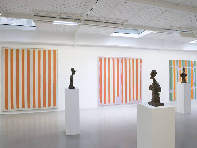Daniel Buren and Alberto Giacometti, Œuvres contemporaines, 1964-1966 Daniel Buren and Alberto Giacometti, Œuvres contemporaines, 196