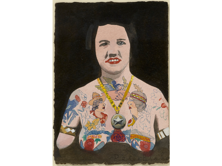 peter blake self portrait with badges 1961