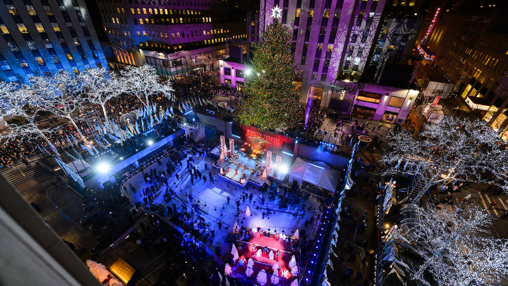 Rockefeller tree lighting guide in New York City