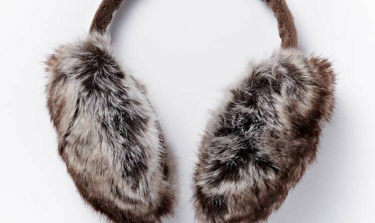 Faux fur earmuffs