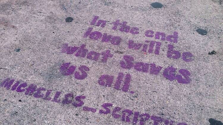 Sidewalk wisdom