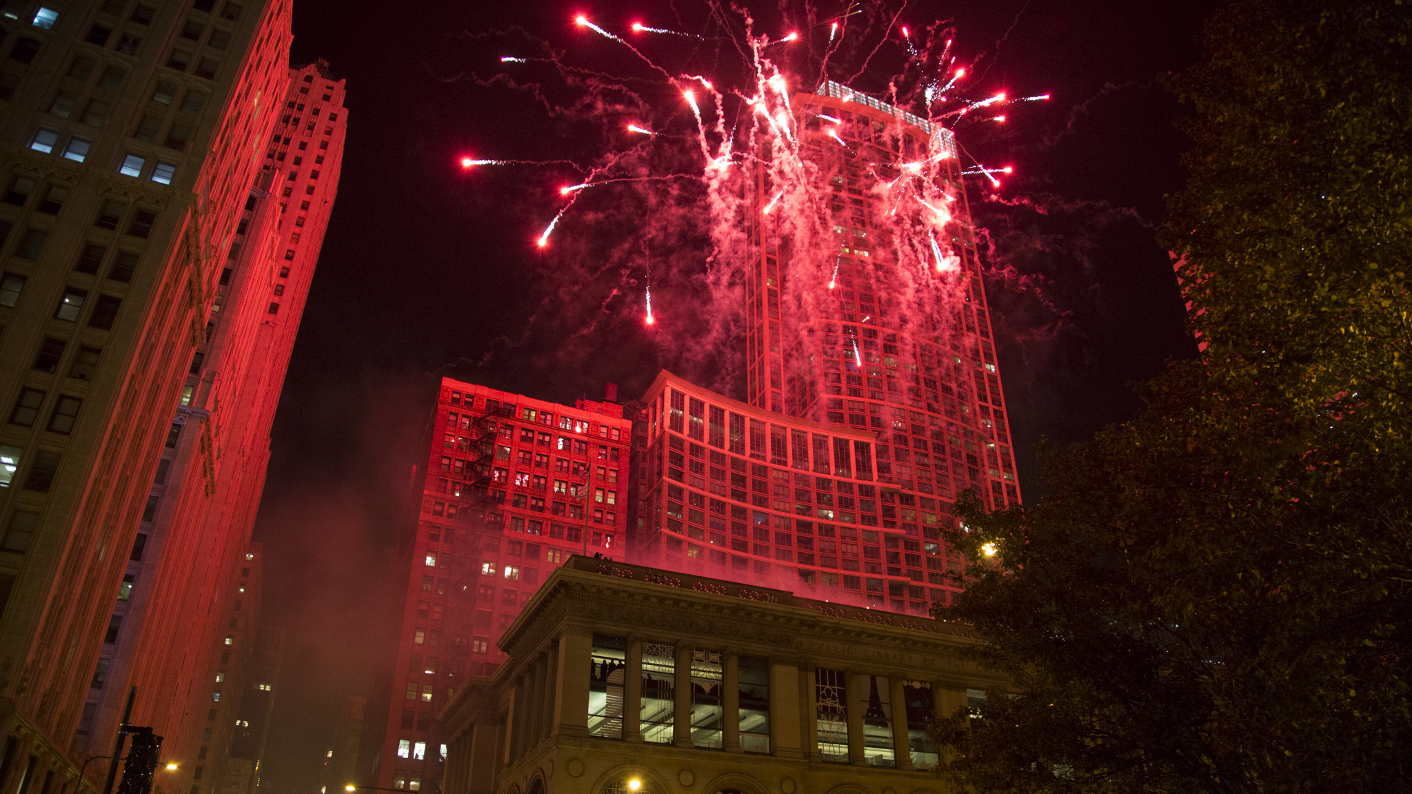Photos from the 2015 Chicago Christmas Tree lighting ceremony