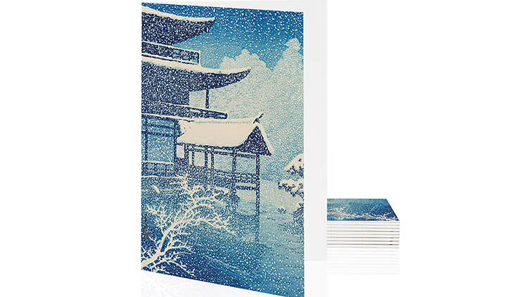 'Snow at Kinkakuji' by Kawase Hasui