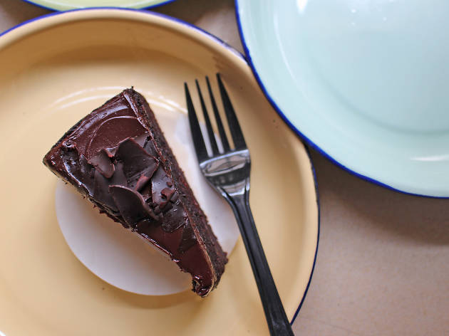 Chocolate Guinness cake at Yellow Brick Road Chocolate Guinness cake at Yellow Brick Road