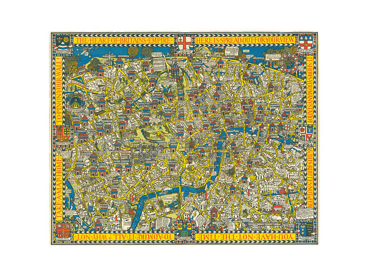 The Wonderground Map of London Town, 1914