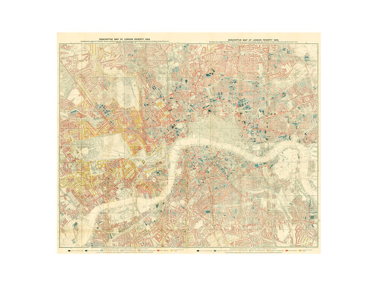 Descriptive Map of London Poverty, 1889