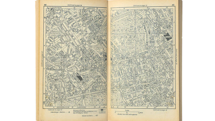 A-Z Atlas and Guide to London and Suburbs, 1936