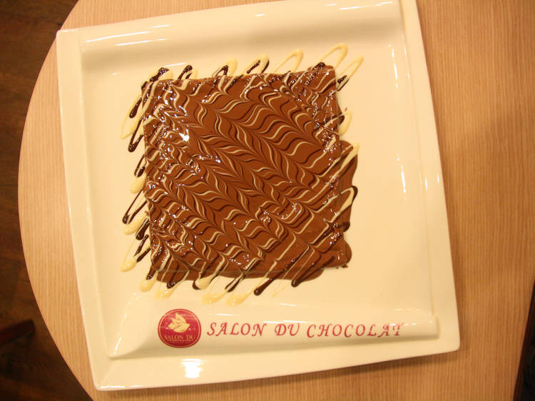 Chocolate crêpe from Salon du Chocolat