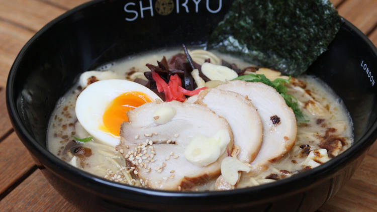 Dracula tonkotsu at Shoryu Ramen 